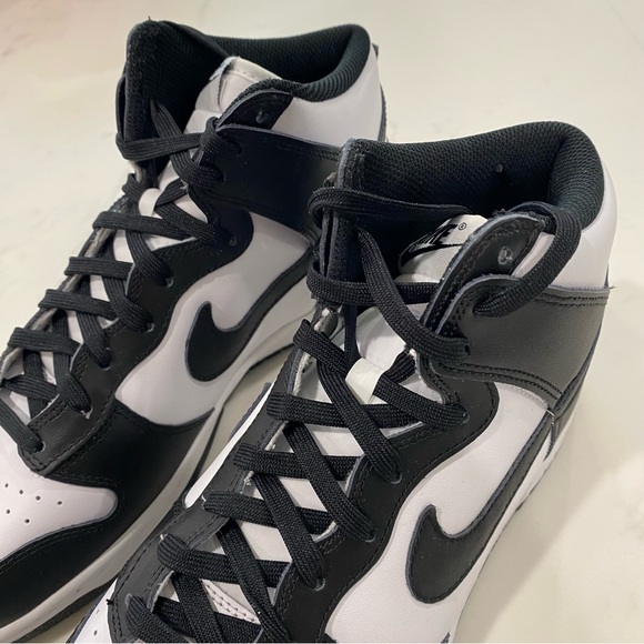 Nike Dunk Hi retro Pandas sz 10 DS - Picture 10 of 16